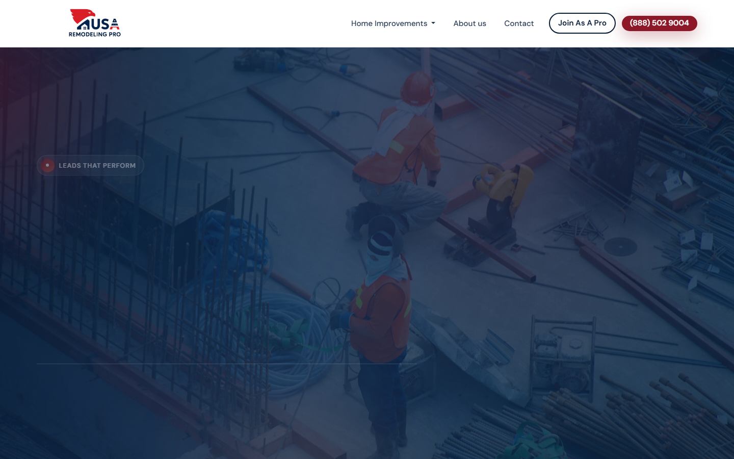 USA Remodeling Pro website